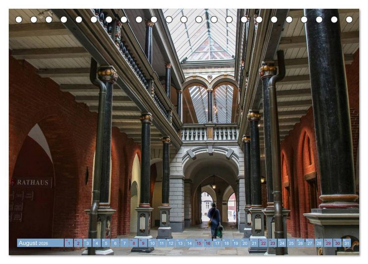 Produktbild: Stralsund und die Boddenlandschaft (Tischkalender 2026 DIN A5 quer), CALVENDO Monatskalender