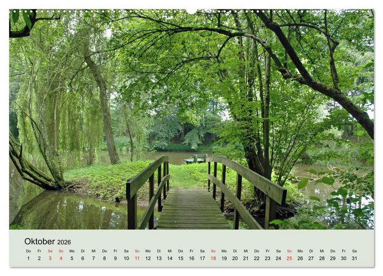 Produktbild: Schwabstedt an der Treene (hochwertiger Premium Wandkalender 2026 DIN A2 quer), Kunstdruck in Hochglanz