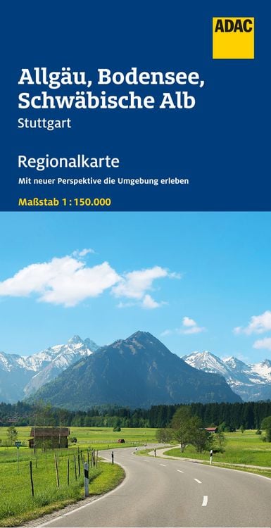 Produktbild: ADAC Regionalkarte 15 Allgäu, Bodensee, Schwäbische Alb 1:150.000
