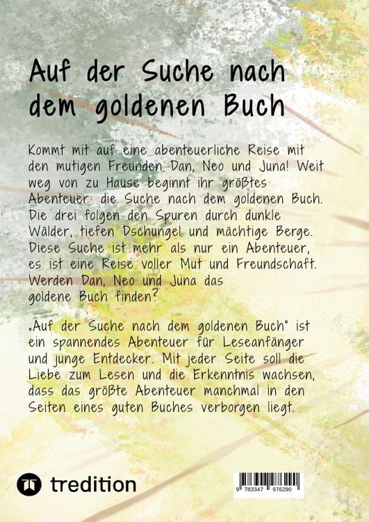 Produktbild: Auf der Suche nach dem goldenen Buch
