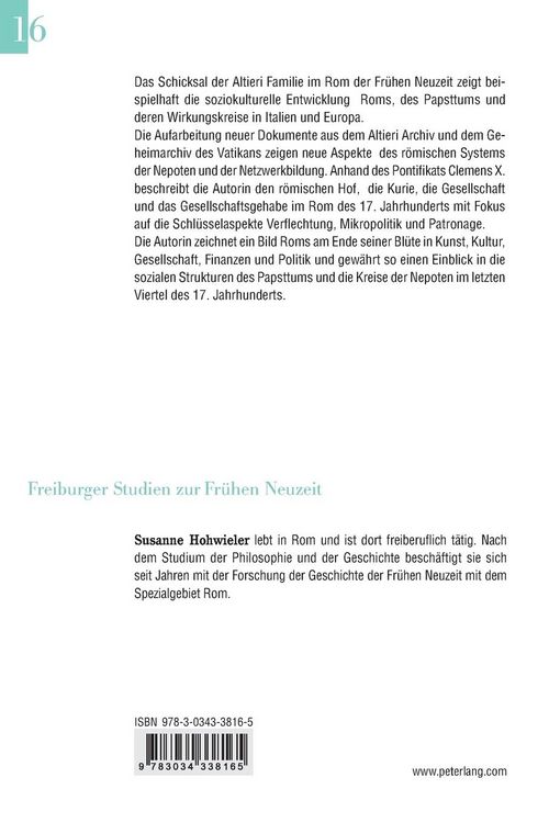 Produktbild: Die Altieri &ndash; Eine r&ouml;mische Familie