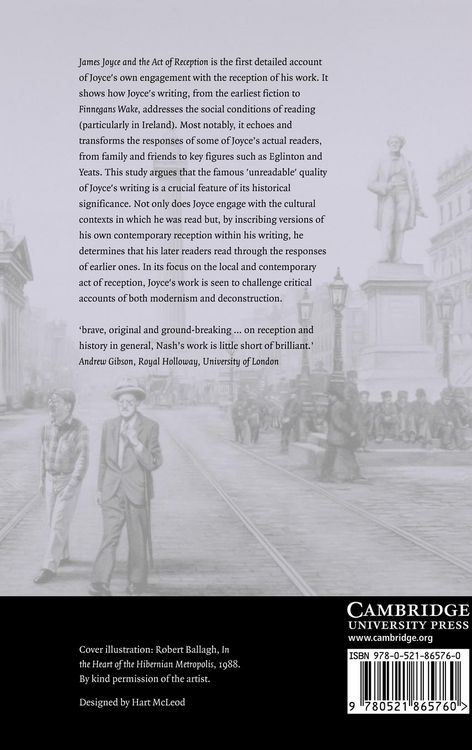 Produktbild: James Joyce and the Act of Reception