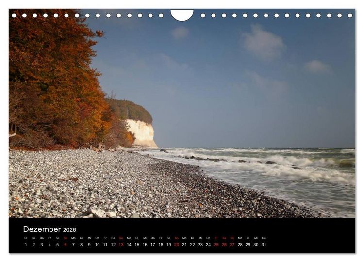Produktbild: R&uuml;gen (Wandkalender 2026 DIN A4 quer), CALVENDO Monatskalender
