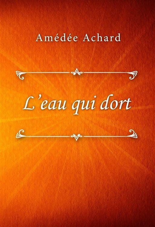 Produktbild: L'eau qui dort