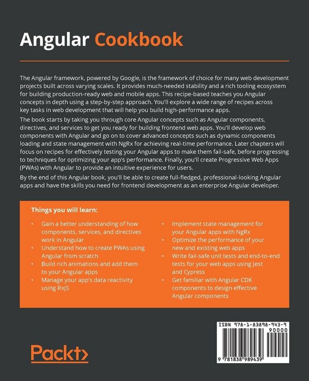 Produktbild: Angular Cookbook