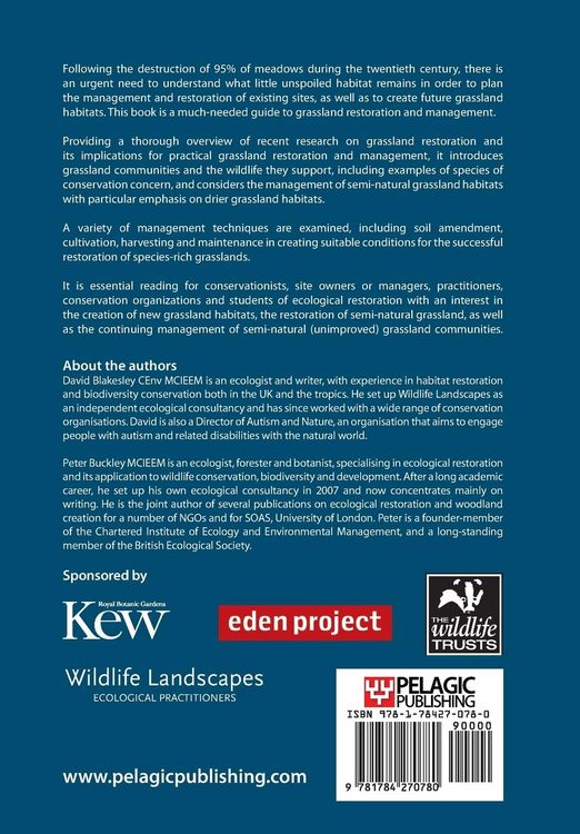 Produktbild: Grassland Restoration and Management