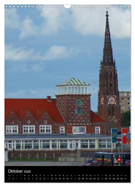 Produktbild: Bremerhaven an der Nordsee (Wandkalender 2026 DIN A3 hoch), CALVENDO Monatskalender
