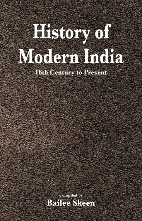 Produktbild: History of Modern India - 16th Century to Present