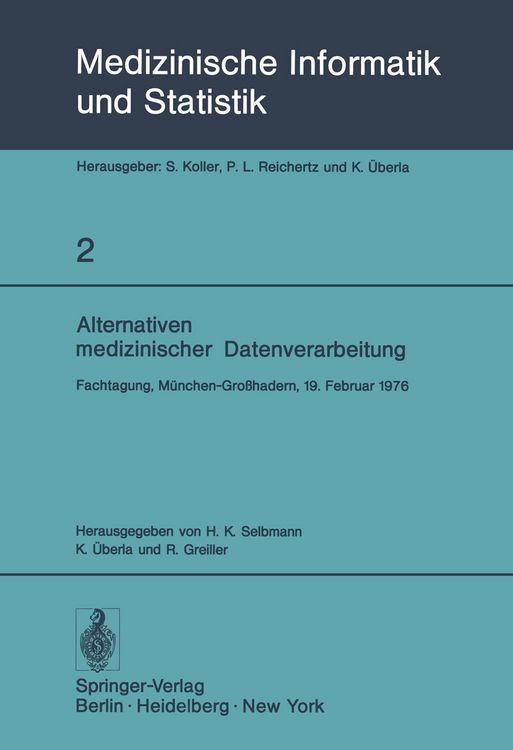 Produktbild: Alternativen medizinischer Datenverarbeitung