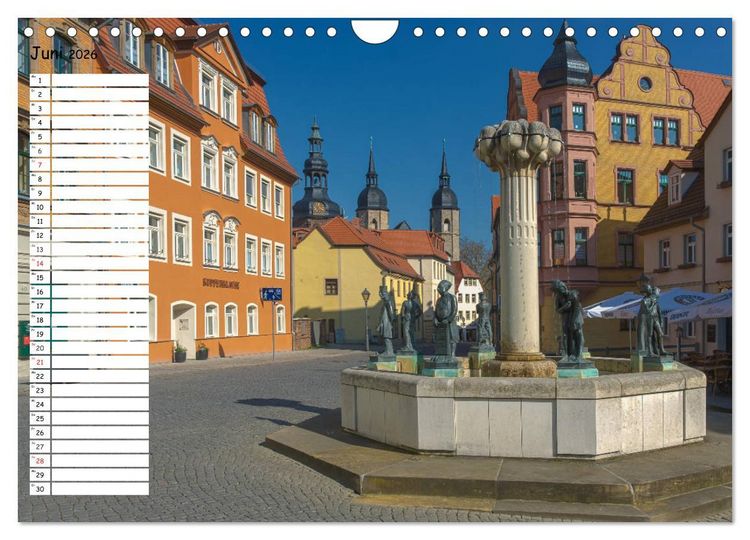 Produktbild: Lutherstadt Eisleben (Wandkalender 2026 DIN A4 quer), CALVENDO Monatskalender
