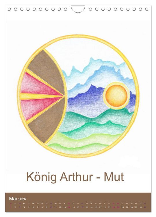 Produktbild: Atlantisheilsymbole (Wandkalender 2026 DIN A4 hoch), CALVENDO Monatskalender