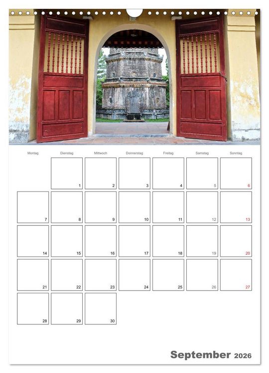Produktbild: Vietnam 2026 Land der Kontraste (Wandkalender 2026 DIN A3 hoch), CALVENDO Monatskalender