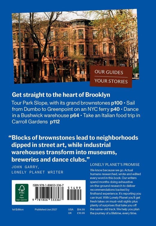 Produktbild: Lonely Planet Pocket Brooklyn