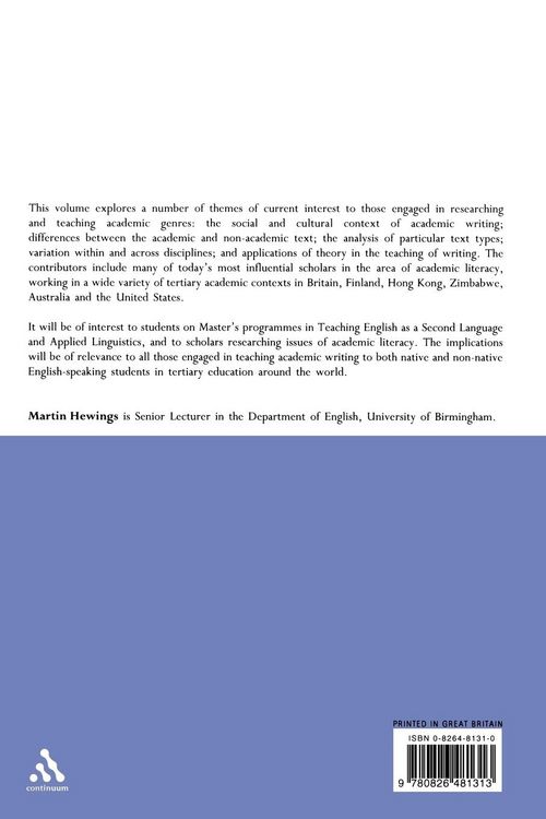 Produktbild: Academic Writing in Context