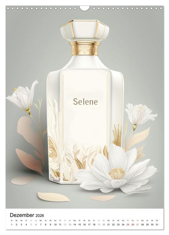 Produktbild: Parfum Eleganz im Glas (Wandkalender 2026 DIN A3 hoch), CALVENDO Monatskalender