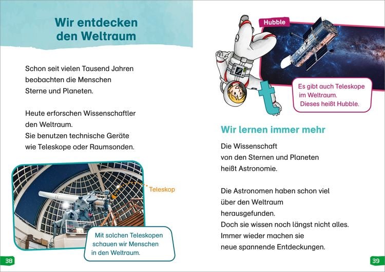 Produktbild: WAS IST WAS Erstes Lesen easy! Band 4. Entdecke den Weltraum