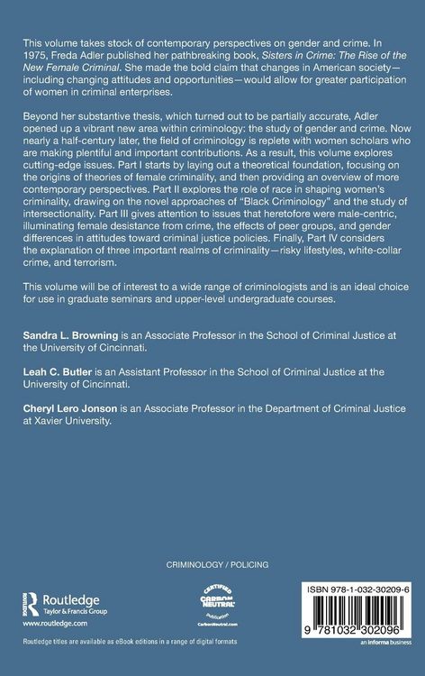 Produktbild: Gender and Crime
