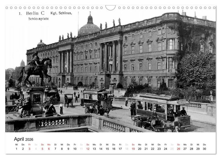 Produktbild: Gr&uuml;&szlig;e aus dem alten Berlin (Wandkalender 2026 DIN A3 quer), CALVENDO Monatskalender