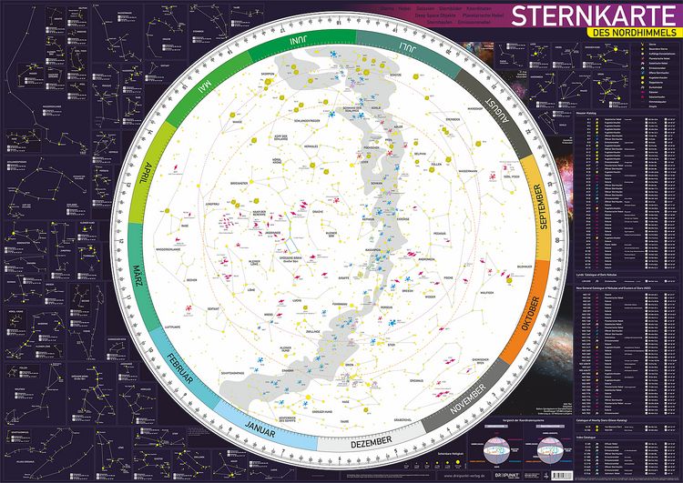 Produktbild: STERNKARTE des Nordhimmels