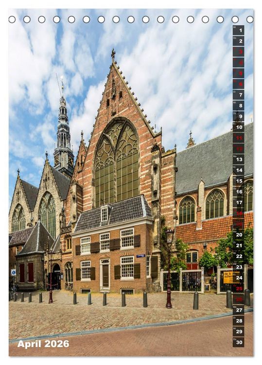 Produktbild: AMSTERDAM Charmantes Stadtherz (Tischkalender 2026 DIN A5 hoch), CALVENDO Monatskalender