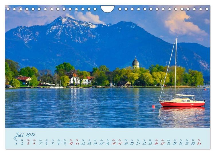 Produktbild: Die Seen Oberbayerns Juwelen der Natur (Wandkalender 2027 DIN A4 quer), CALVENDO Monatskalender
