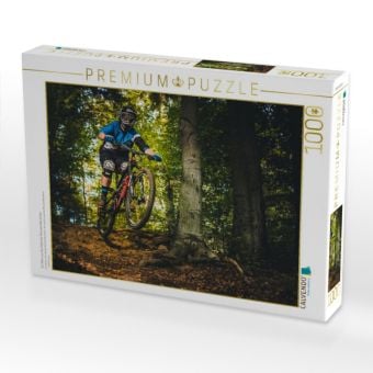 Produktbild: CALVENDO Puzzle Ein Motiv aus dem Kalender Mountainbike Action | 1000 Teile Lege-Gr&ouml;&szlig;e 64x48cm Foto-Puzzle f&uuml;r gl&uuml;ckliche Stunden