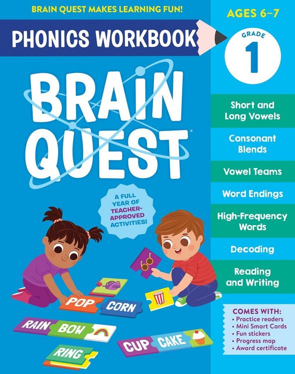 Produktbild: Brain Quest Phonics Workbook: Grade 1