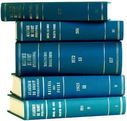 Produktbild: Recueil Des Cours, Collected Courses, Tome/Volume 240 (1993)