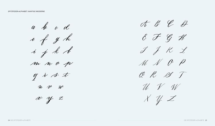 Kalligrafie – Alphabete für jeden Anlass