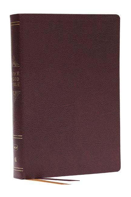Produktbild: Peace of God Bible: Discover and Experience God's Shalom Throughout the Bible (Nkjv, Burgundy Bonded Leather, Red Letter, Comfort Print)