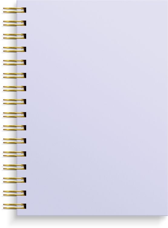 Produktbild: Burde Notizbuch A5 lila