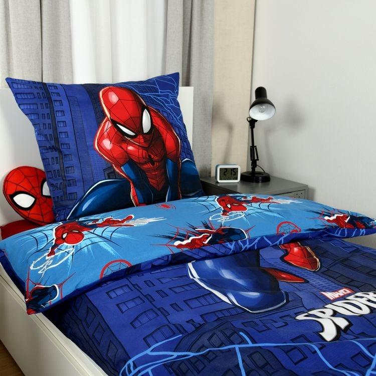 Produktbild: Klaus Hering 4436433050 - Disney Bettw&auml;sche, Spiderman, 80x80+135x200 cm