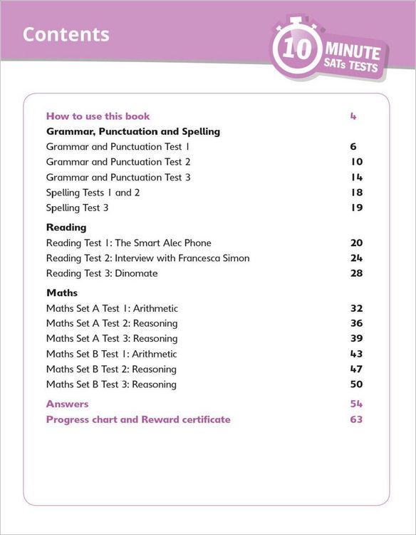 Produktbild: Grammar, Reading & Maths 10-Minute Tests Ages 7-8