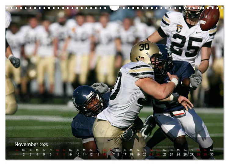 Produktbild: American Football - Touchdown (Wandkalender 2026 DIN A3 quer), CALVENDO Monatskalender
