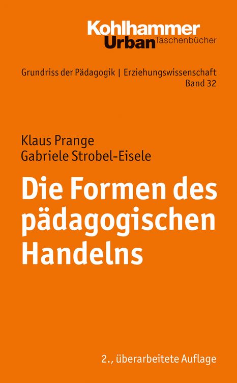 Produktbild: Die Formen des p&auml;dagogischen Handelns