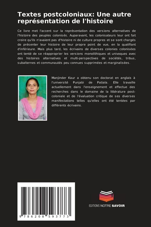 Produktbild: Textes postcoloniaux: Une autre repr&eacute;sentation de l'histoire