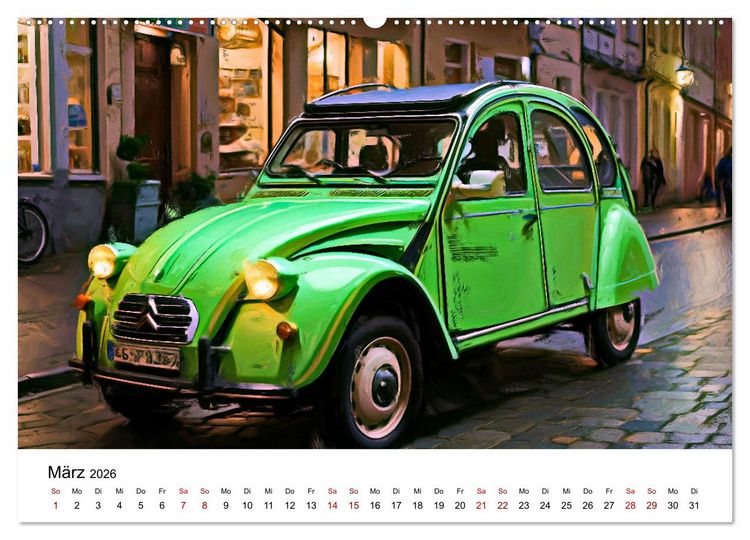 Produktbild: Surreale Autofreuden (hochwertiger Premium Wandkalender 2026 DIN A2 quer), Kunstdruck in Hochglanz