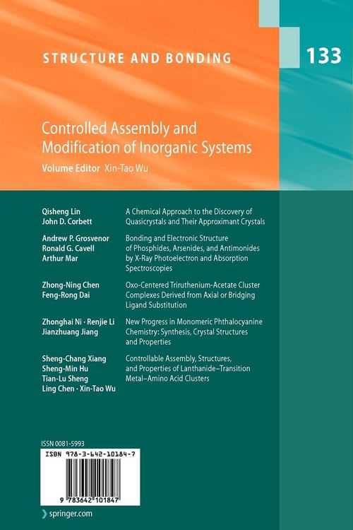Produktbild: Controlled Assembly and Modification of Inorganic Systems