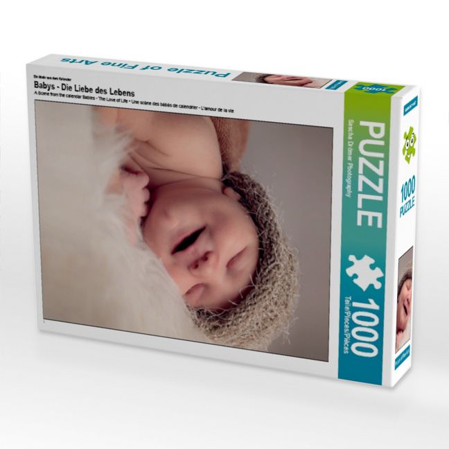 Produktbild: CALVENDO Puzzle Ein Motiv aus dem Kalender Babys - Die Liebe des Lebens | 1000 Teile Lege-Gr&ouml;&szlig;e 64x48cm Foto-Puzzle f&uuml;r gl&uuml;ckliche Stunden