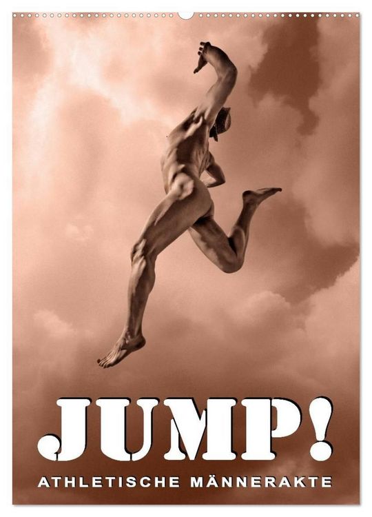 Produktbild: JUMP! ATHLETISCHE M&Auml;NNERAKTE (Wandkalender 2027 DIN A2 hoch), CALVENDO Monatskalender