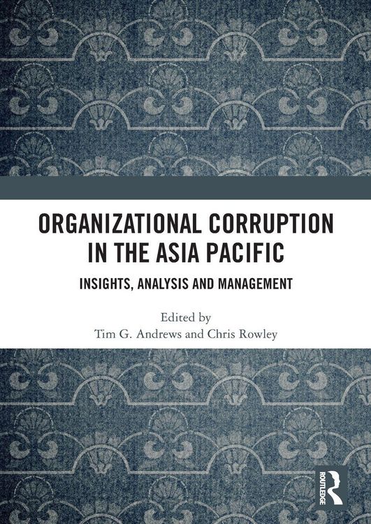 Produktbild: Organizational Corruption in the Asia Pacific