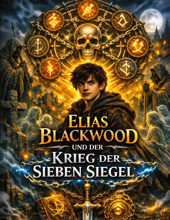 Produktbild: Elias Blackwood und der Krieg der sieben Siegel