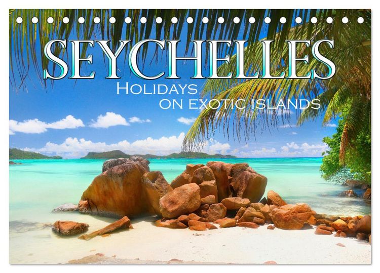 Produktbild: Seychelles, Holidays on Exotic Islands (Desk Calendar 2026 DIN A5 landscape), CALVENDO 12 Month DeskCalendar