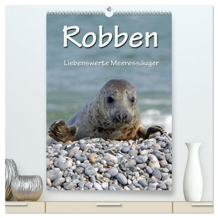 Produktbild: Robben (hochwertiger Premium Wandkalender 2026 DIN A2 hoch), Kunstdruck in Hochglanz