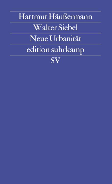 Produktbild: Neue Urbanit&auml;t