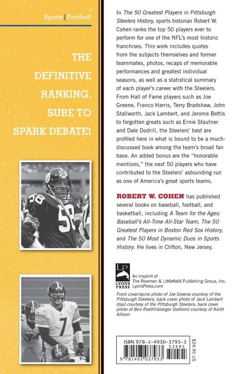Produktbild: The 50 Greatest Players in Pittsburgh Steelers History