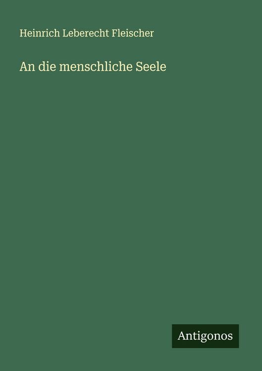 Produktbild: An die menschliche Seele
