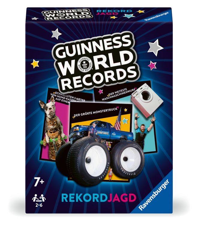 Produktbild: Guinness World Records: Rekordjagd - Kartenspiel ab 7 Jahre