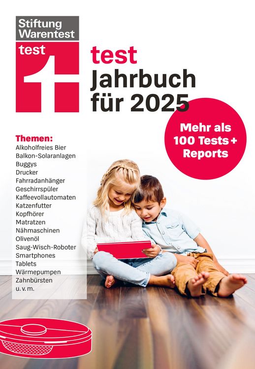 Produktbild: Test Jahrbuch 2025- Der Ratgeber f&uuml;r die besten Produkte und die optimale Kaufentscheidung, &Uuml;berblick &uuml;ber zahlreiche Produkte mit ehrlichen Bewertung