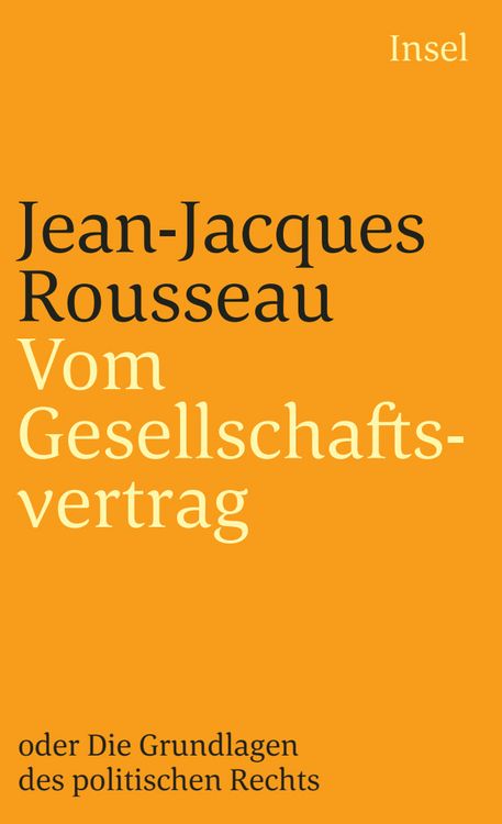 Produktbild: Vom Gesellschaftsvertrag oder Grundlagen des politischen Rechts